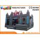 Gray Kids Inflatable Castle / Blow Up Bouncer Slide For Kindergarten / Amusement Park
