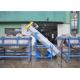 45kw Crusher Plastic Recycling Washing Machine , 304 Stainless Steel Pet Washing Line