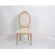 New design back wedding chair royal event wedding chair upholstered linen fabric
