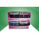 Supermarket PDQ Trays Countertop Cardboard Display Box with Glossy / Matt Lamination