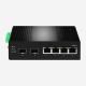 IP30 6 Ports Industrial Gigabit Easy Smart Switch 10 100 1000Mbps
