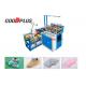 High Strength Plastic Shoes Cover Making Machine With Non Woven Joints