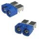4+4 Pin FAKRA HSD Connector Right Angle For Automotive Electronics