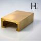 Decorative Customized Size Brass Material Profiles Brass Extruding Profile