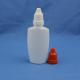 New product 20ml  flat LDPE eye dropper bottle with tamper cap