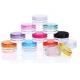 Colorful Plastic Cosmetic Jars For Cream Lotion Packing 5g 10g 15g