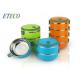 Insulated Stainless Steel Food Containers , Portable Multi Layer Lunch Box