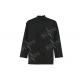 Long Sleeve Men'S Protective Work Clothing Black Chef Jacket Eco Friendly