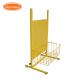 Product Exhibition Stand with Basket Pegboard Metal Display Rack