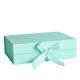 High End Flip Top Luxury Shoe Box Packaging Magnetic With Ribbon