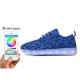 Battery Rechargeable App Controlled LED Shoes Light Up Trainer Sneakers
