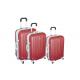Set Of 3 Travel Luggage Sets Oxford Cloth ABS Material With Key Plastic Lock