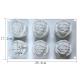 Cake Decoration Rose Shaped Silicone Mould 3D Food Grade Soap Molds