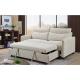 Nordic Top grade Indoor-Decoration new easy to clean linen fabric 3seater with fold out king size Upholstered sofa