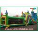 Castle Shape Inflatable Bouncer With Slide / Inflatable Combo For Park