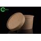 Easily recyclable PE coating kraft paper soup porridge 230ml cups