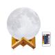 2019 Factory direct supply Valentine's Day 3D printing Blue tooth moon lamp touch the moon light creative gift