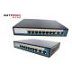 20Gbps Bandwidth Industrial POE Switch 8 Port LED Indicators For Monitoring Power