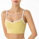 Nylon Thin Strap Comfortable Womens Sports Bra Nuded Feeling Gym Yoga Underwear