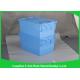 Warehouse Plastic Storage Bins With Lids , 600 * 400 * 315mm Customized Storage