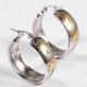 Fashionable Stainless Steel Hoop Earrings , Big Circle Earrings For Gift / Party