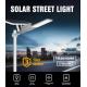 Cool White 100W LED Solar Street Light IP65 50000 Hours Life Span