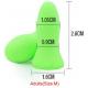 PU Foam Reusable 30db Soft Ear Plugs With Cord Slow Rebound