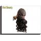 Front Lace Wigs Virgin Human Hair Natural Wave , Customized Human Hair Wigs