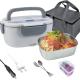 Leakproof Electric Lunch Box Food Warmer With 304 Stainless Steel Steamer