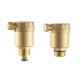 3505 3506 Automatic Air-Vent Brass Valves Horizontally Exhausting DN15 DN20 with Optional Check Function for maintenance