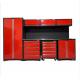 Silver Garage Metal Tool Box 2 Door Tall Cabinet for Heavy Duty Steel Roller Tool Cabinet