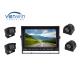 Sturdy 4CH 1080P LCD Quad Car Video Monitor DVR 12~24V With 4 Channel HD Inputs