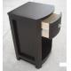MDF Board Bedroom Furniture Bedside Tables , Side Mounted Tall Night Stand