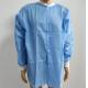 SMS Disposable Lab Gown , Disposable Visitor Coat ISO 13485 Certified