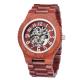 Wooden Wristwatch Solid Wood Clock Mechanical Mens Wrist Watch Custom Logo