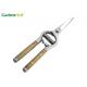 Mirror Polished Garden Tools Loppers With Stainless Steel Nickel Plated Coil