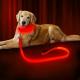 USB Rechargeable LED Dog Leash , LED Reflective Pet Leash 47.2 Inch 120cm