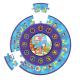 Pre School Learning My Daily Routine Round Baby Jigsaw Puzzles Clock Learning
