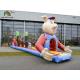 Customized Design 0.55mm PVC Tarpaulin Inflatable Piggy Obstacle Course For Kids