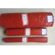 Heat Resistant Silicone Rubber Fiberglass Sleeving , High Temperature Fire Sleeves