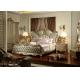 Luxury hotel bedroom furniture Crown leather upholstered Headboard w/ Wardrobe Joyful Ever