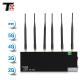 Desktop 6 Channel Mobile Phone Signal Jammer 100-200 Sqm Rang 40w Durable Housing