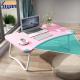 Colorful Pink  MDF Oval Adjustable Table Top Wood Design 490*696mm