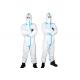 Disposable Medical Non-Woven Siamese Isolation Clothing PE Film Breathable Protective Film Isolation Clothing