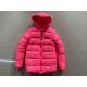 Pink Girl's Padded Coats Children's Winter Clothes 100% Polyester