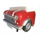 Classic Mini Car Sofa Couch Car Trunk Couch With White PU Leather Seat