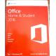 Retail Microsoft Office Home And Student 2016 HS License Key 100% Online Activation