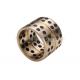 Oilless Graphite Plugged Bronze Bushings Solid Metal Bearing 210 - 270HB Hardness