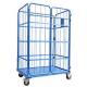 Four - Wheel Logistics Trolley Industrial Heavy Duty Epoxy Powder Coated Finish