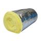 Yellow Fireproof Fiberglass Glass Wool Blanket Sound Silencer 48kg/M3